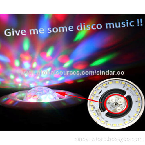 LED Melody speaker wireless led bulbs bluetooth speaker with CE and RoHs